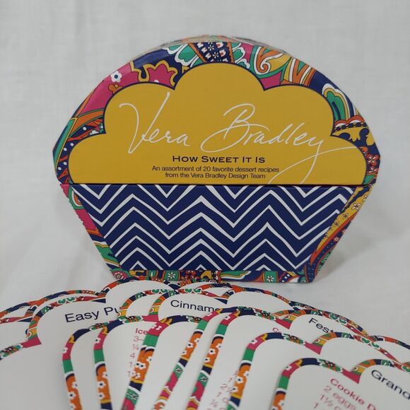 Vera Bradley How Sweet It Is 20 Dessert Recipes Boxed Cards By The Design Team - Picture 2 of 10